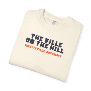 Fayetteville The Ville T-Shirt, Casual Tee, Arkansas Style Shirt, Gift for Friends, College Pride Apparel, Unisex Graphic Tee