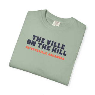 Fayetteville The Ville T-Shirt, Casual Tee, Arkansas Style Shirt, Gift for Friends, College Pride Apparel, Unisex Graphic Tee