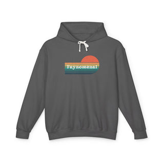 Faynomenal Retro Sunset Unisex Lightweight Hoodie