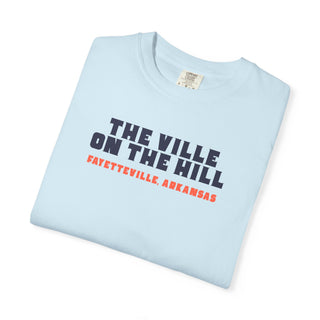 Fayetteville The Ville T-Shirt, Casual Tee, Arkansas Style Shirt, Gift for Friends, College Pride Apparel, Unisex Graphic Tee