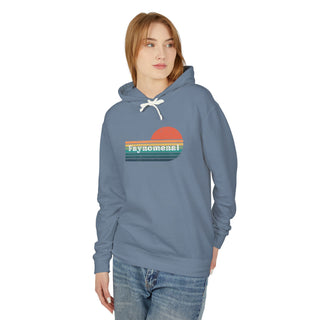 Faynomenal Retro Sunset Unisex Lightweight Hoodie