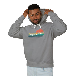 Faynomenal Retro Sunset Unisex Lightweight Hoodie