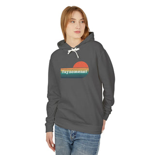 Faynomenal Retro Sunset Unisex Lightweight Hoodie